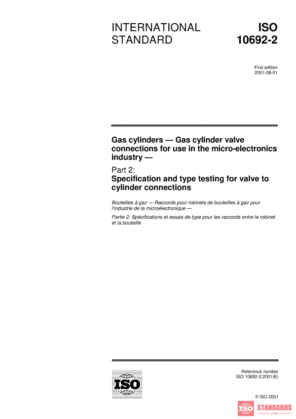 ISO 10692-2:2001 PDF