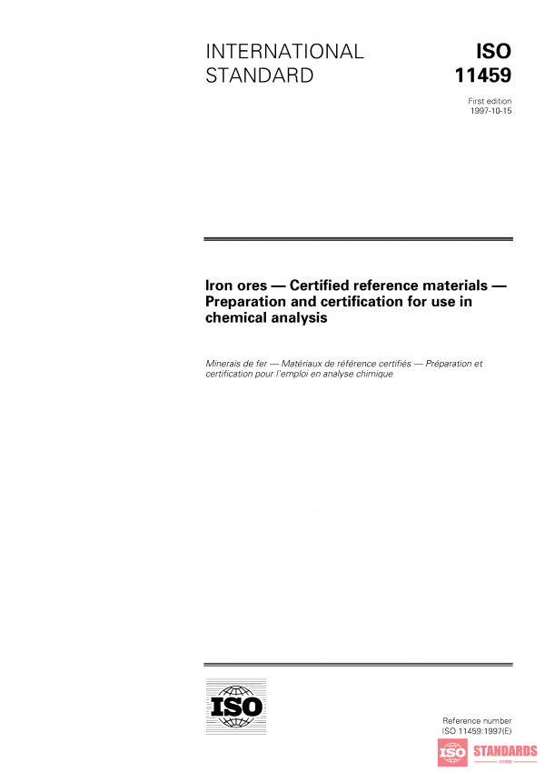 ISO 11459:1997 PDF