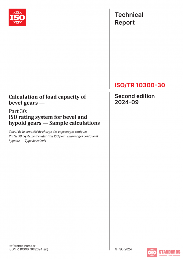 ISO/TR 10300-30:2024 PDF