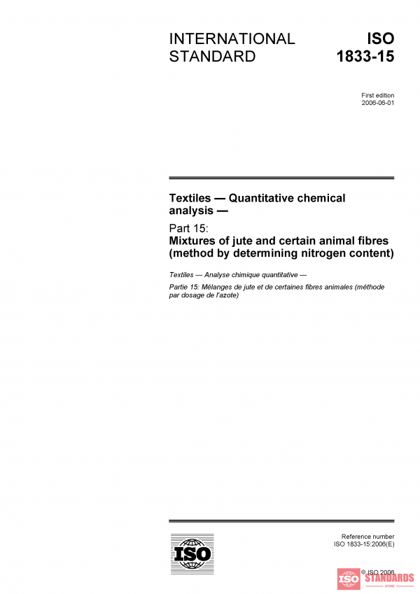 ISO 1833-15:2006 PDF