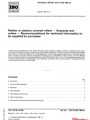 ISO/TR 7621:1982 PDF
