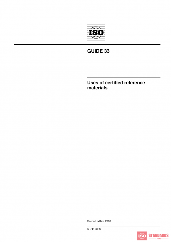 ISO Guide 33:2000 PDF