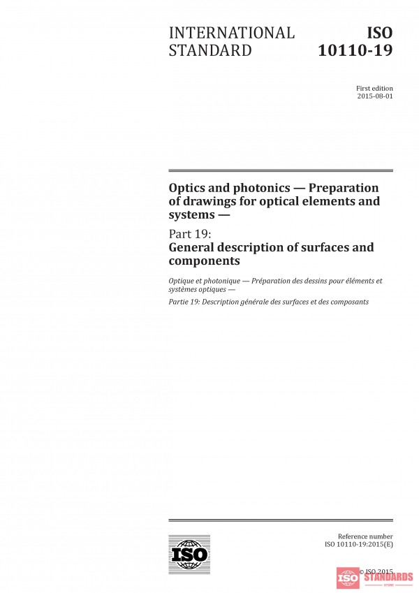 ISO 10110-19:2015 PDF