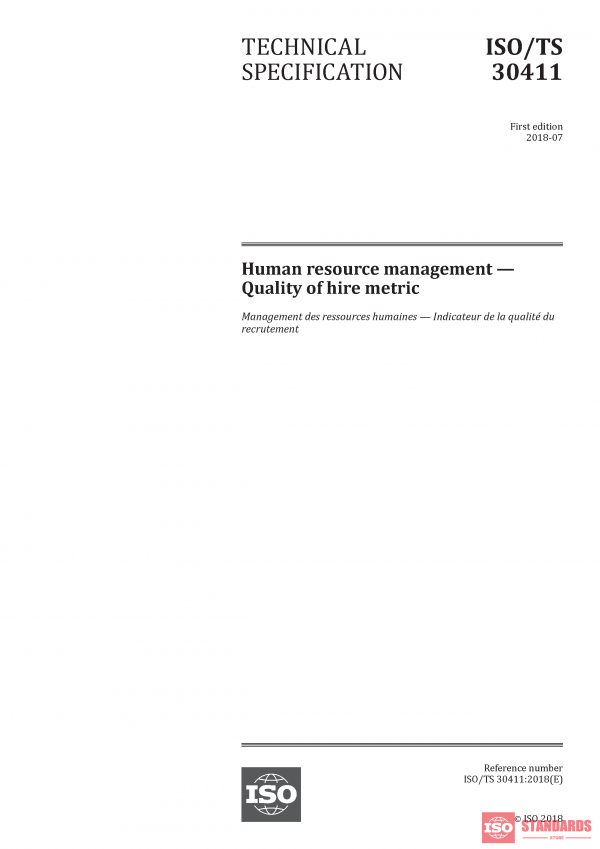 ISO/TS 30411:2018 PDF