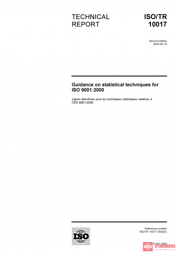 ISO/TR 10017:2003 PDF