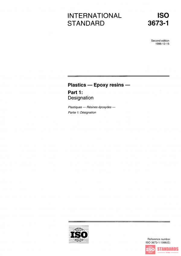 ISO 3673-1:1996 PDF