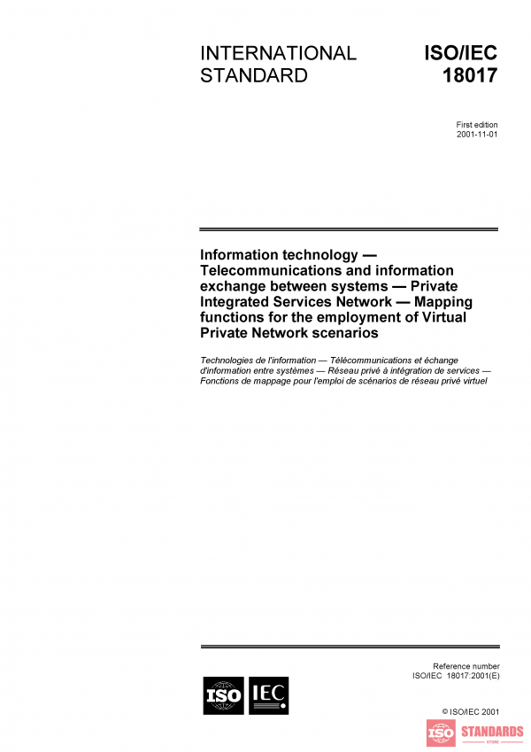 ISO/IEC 18017:2001 PDF