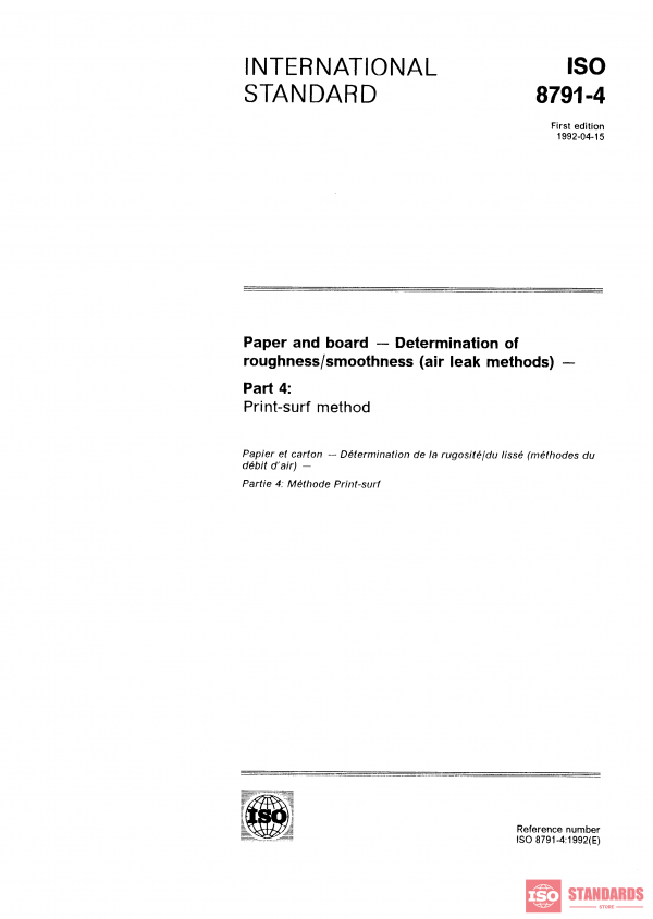 ISO 8791-4:1992 PDF