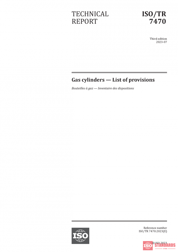 ISO/TR 7470:2023 PDF