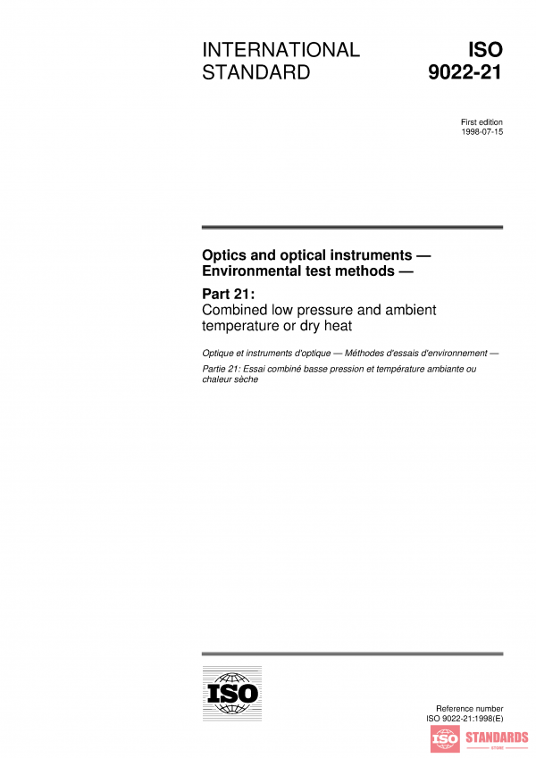 ISO 9022-21:1998 PDF