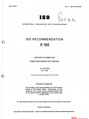 ISO/R 186:1968 PDF