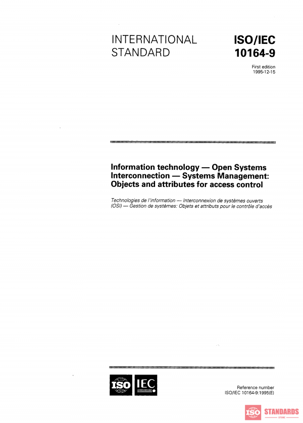 ISO/IEC 10164-9:1995 PDF