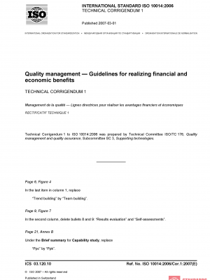 ISO 10014:2006/Cor 1:2007 PDF