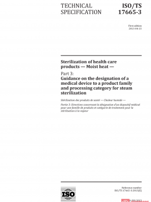 ISO/TS 17665-3:2013 PDF