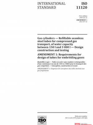 ISO 11120:1999/Amd 1:2013 PDF