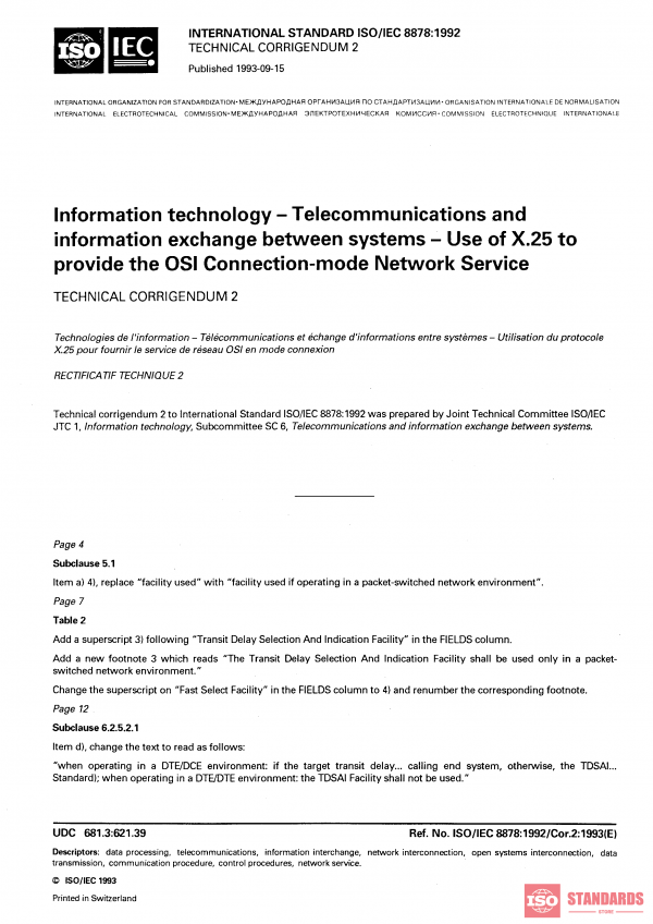 ISO/IEC 8878:1992/Cor 2:1993 PDF