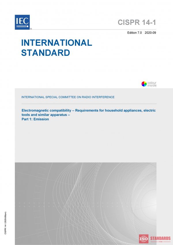 CISPR 14-1:2020 PDF