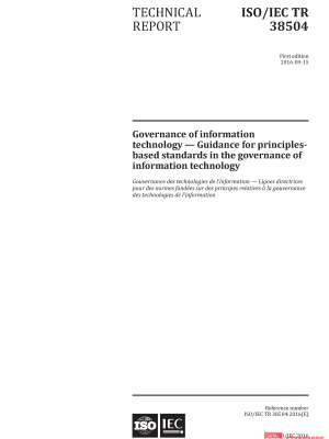 ISO/IEC TR 38504:2016 PDF
