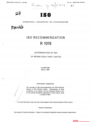 ISO/R 1016:1969 PDF
