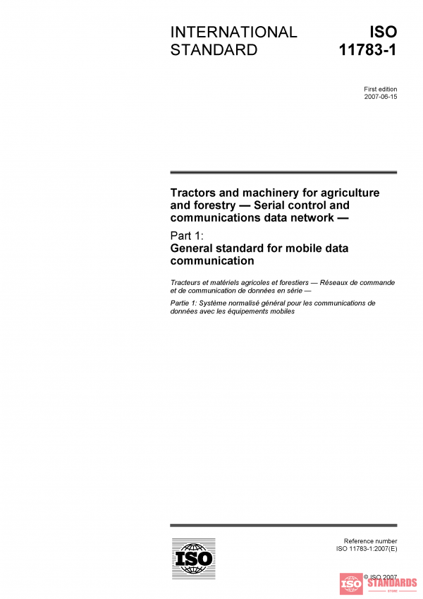 ISO 11783-1:2007 PDF