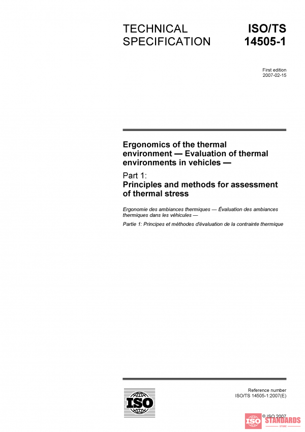 ISO/TS 14505-1:2007 PDF