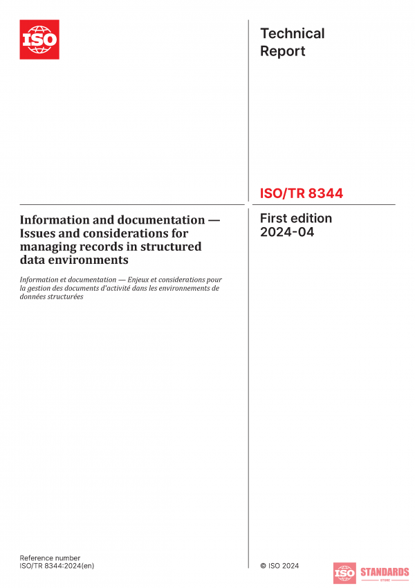 ISO/TR 8344:2024 PDF
