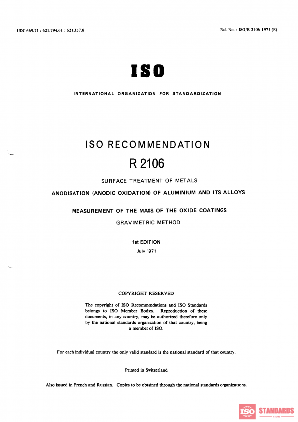 ISO/R 2106:1971 PDF