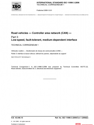 ISO 11898-3:2006/Cor 1:2006 PDF