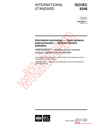ISO/IEC 8348:1996/AMD1:1998 PDF