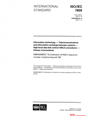 ISO/IEC 7809:1993/Amd 10:1995 PDF