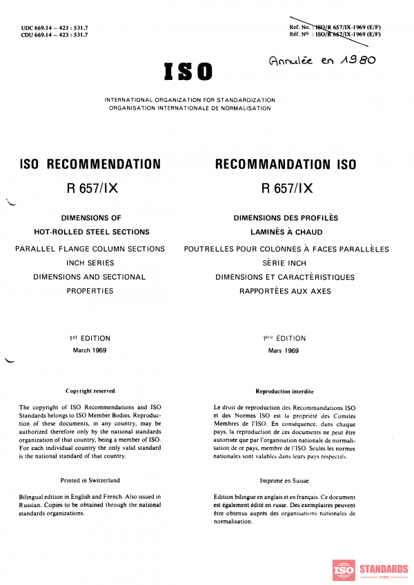 ISO/R 657-9:1969 PDF