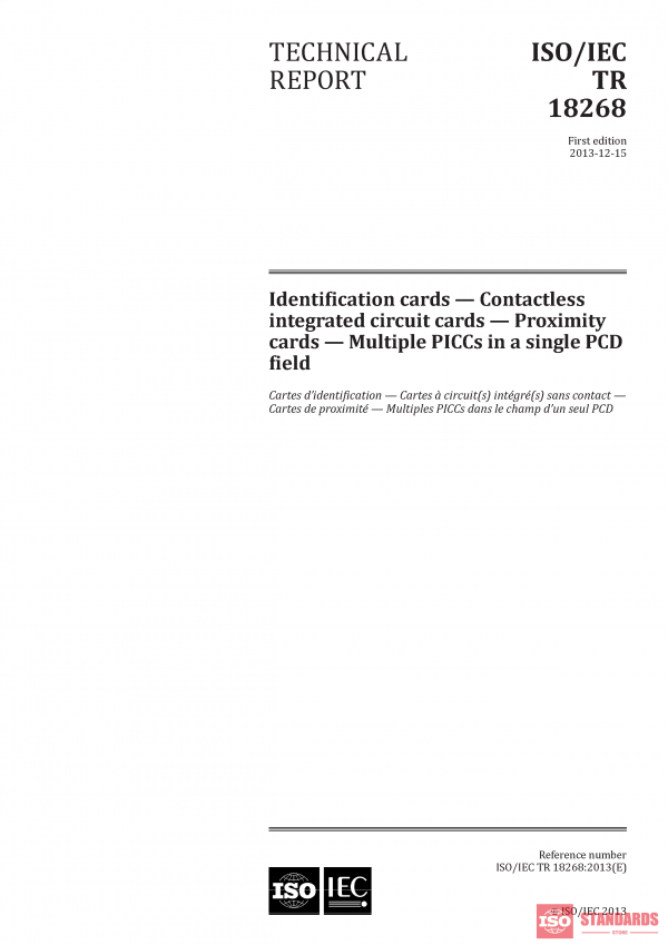 ISO/IEC TR 18268:2013 PDF