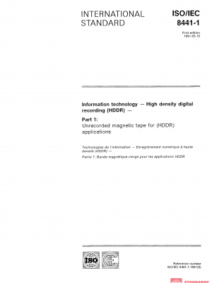 ISO/IEC 8441-1:1991 PDF