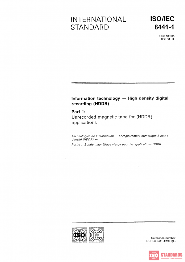 ISO/IEC 8441-1:1991 PDF