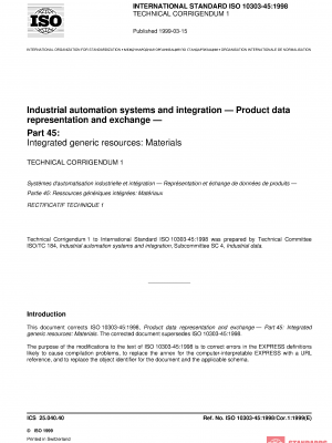ISO 10303-45:1998/Cor 1:1999 PDF