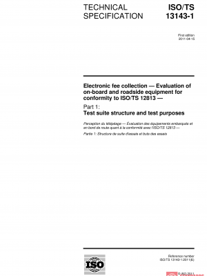 ISO/TS 13143-1:2011 PDF