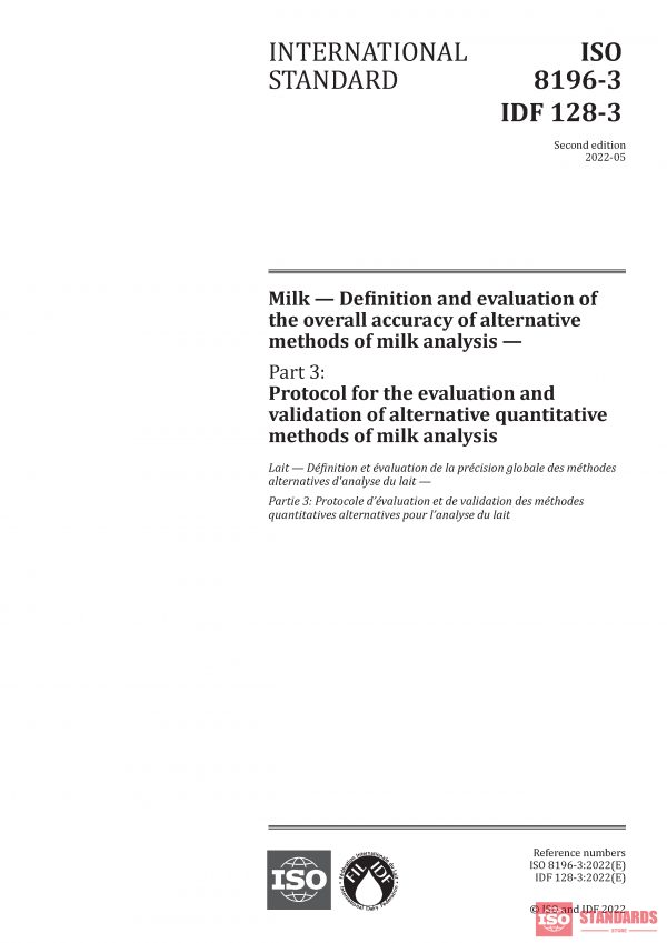 ISO 8196-3:2022 PDF