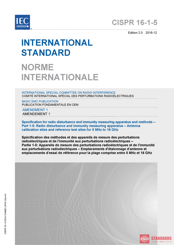 CISPR 16-1-5:2014/AMD1:2016 PDF