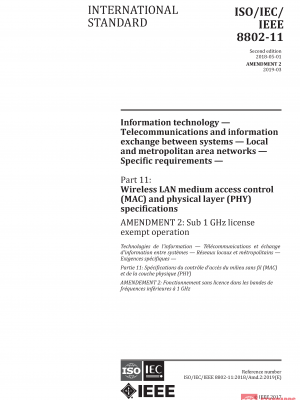 ISO/IEC/IEEE 8802-11:2018/Amd 2:2019 PDF