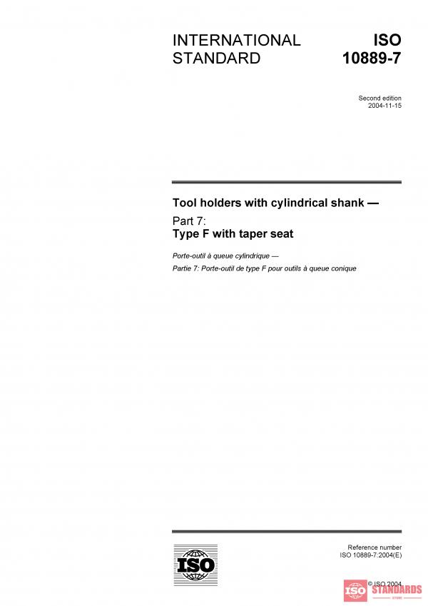 ISO 10889-7:2004 PDF