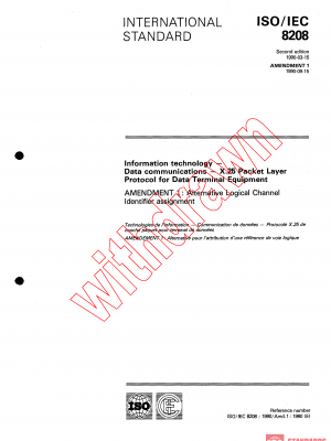 ISO/IEC 8208:1990/AMD1:1990 PDF