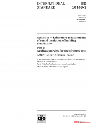 ISO 10140-1:2010/Amd 2:2014 PDF