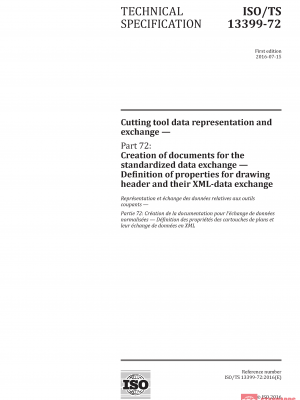 ISO/TS 13399-72:2016 PDF