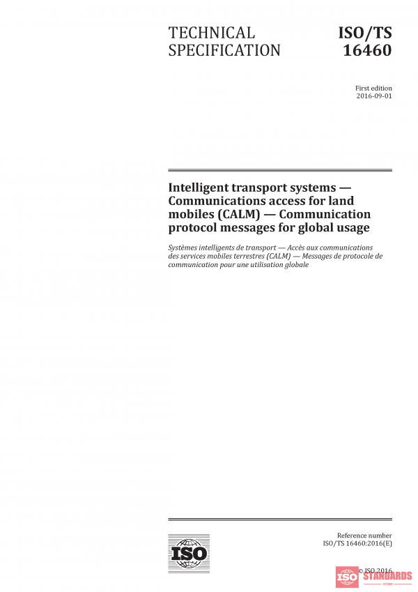 ISO/TS 16460:2016 PDF