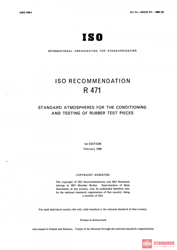 ISO/R 471:1966 PDF