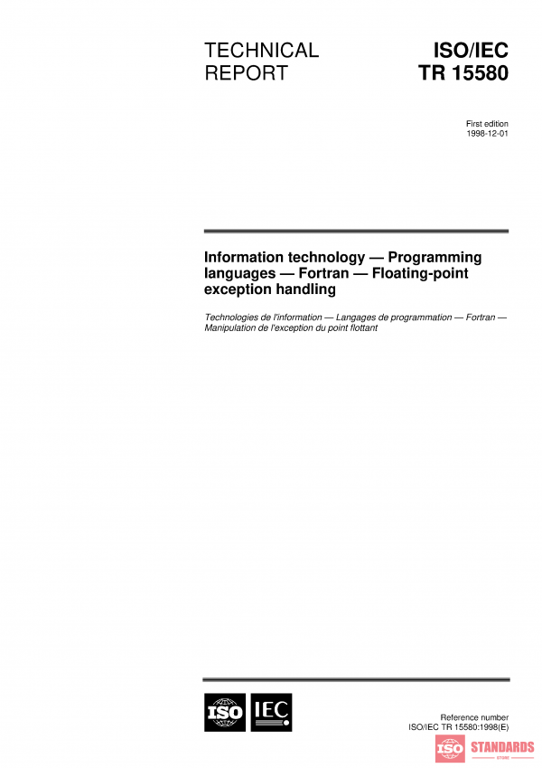 ISO/IEC TR 15580:1998 PDF