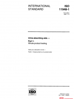 ISO 11948-1:1996 PDF