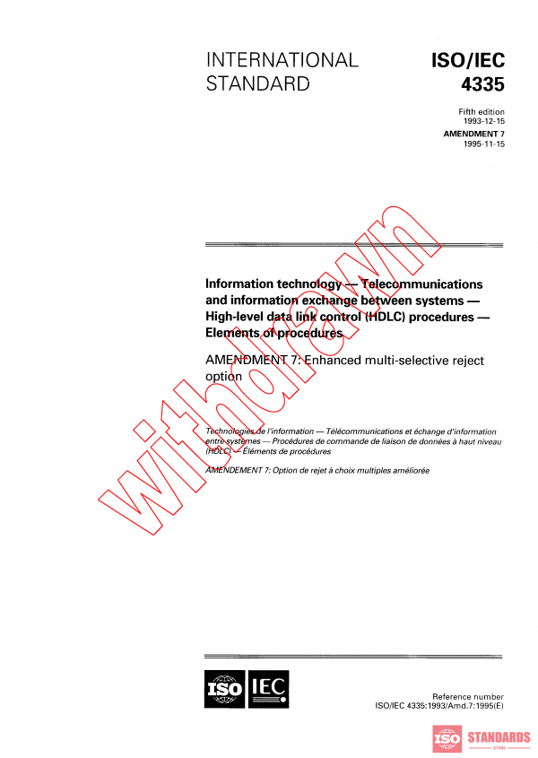 ISO/IEC 4335:1993/AMD7:1995 PDF