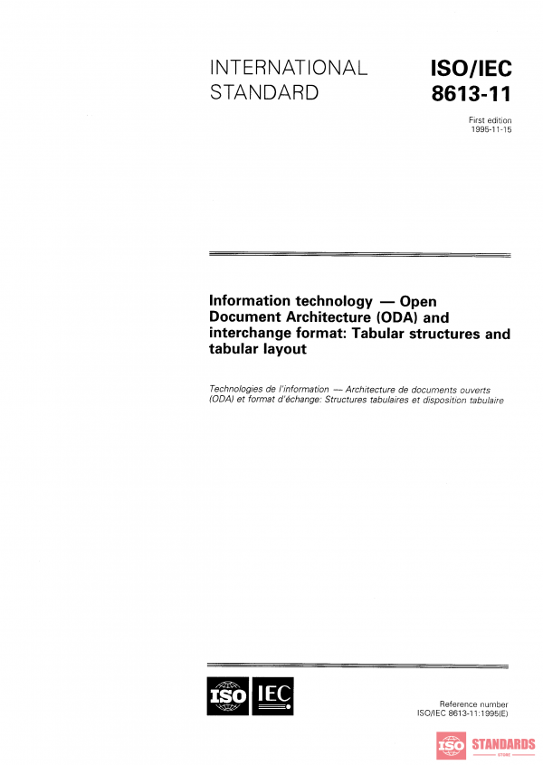 ISO/IEC 8613-11:1995 PDF