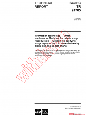 ISO/IEC TR 24705:2005 PDF